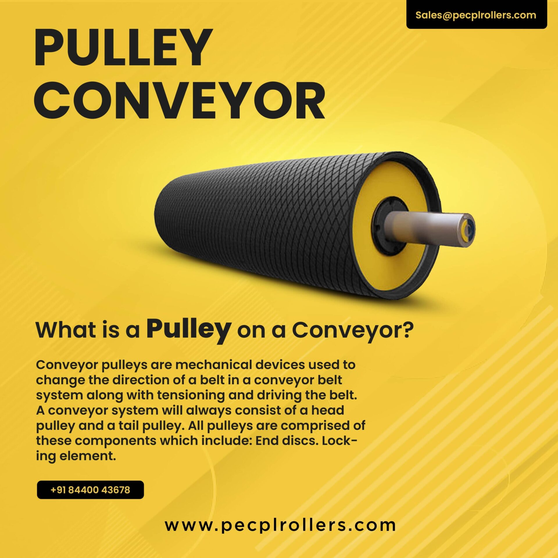 What is a Conveyor Pulley?/ What is a Pulley on a Conveyor?